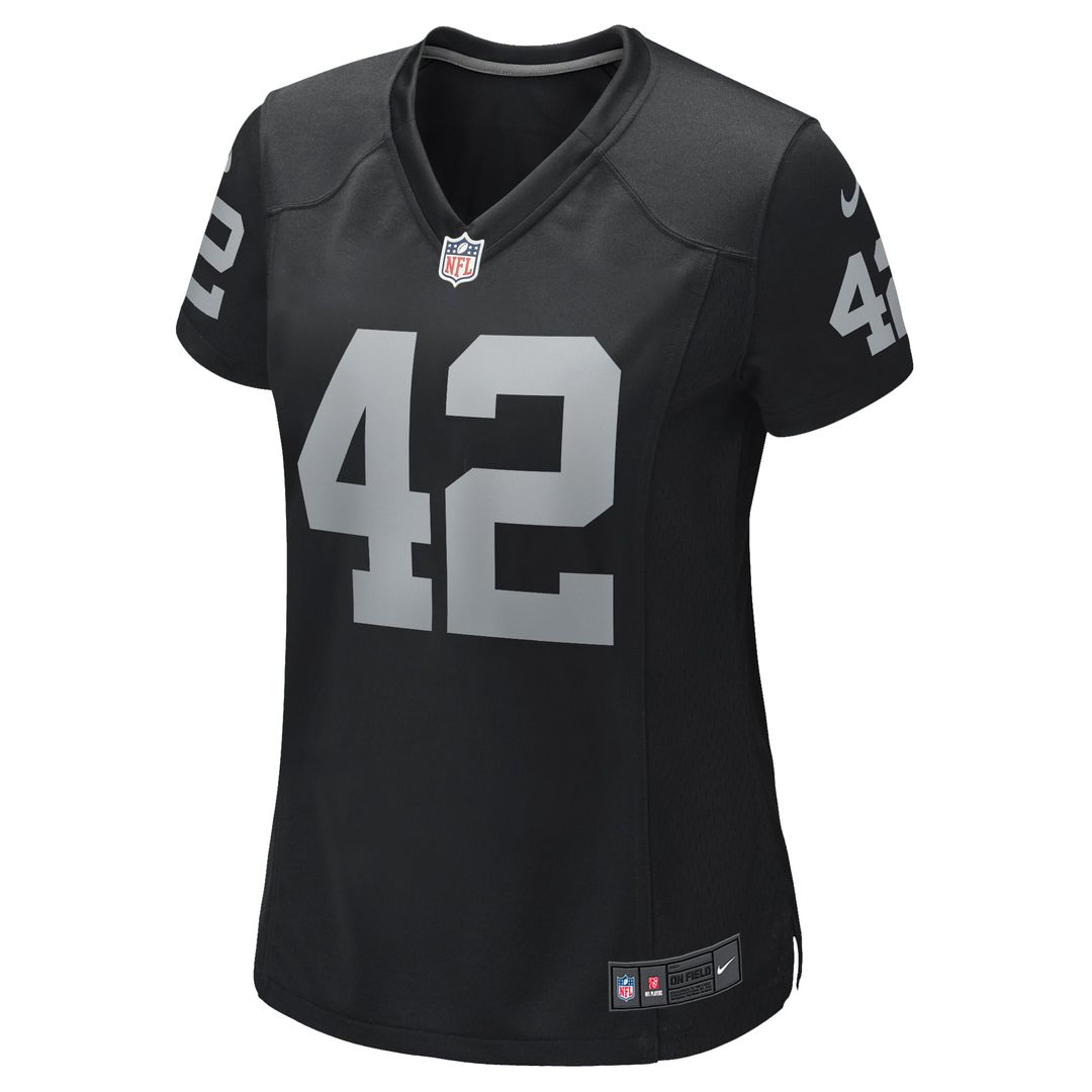 Ronnie Lott Las Vegas Raiders Women's Game Retired Player Jersey - Black