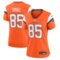 Lucas Krull Denver Broncos Women's Team Jersey - Orange