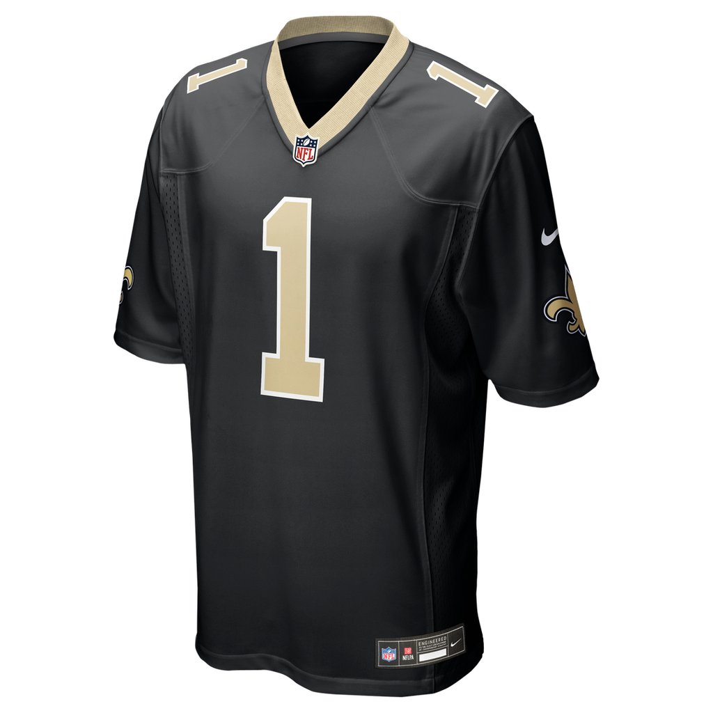 Number 1 Dad New Orleans Saints Jersey - Black