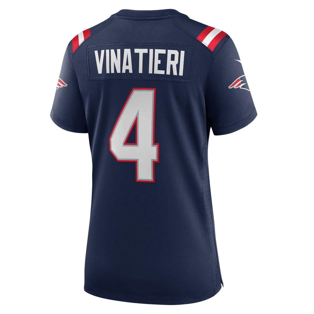 Adam Vinatieri New England Patriots Women's Team Retired Jersey - Navy