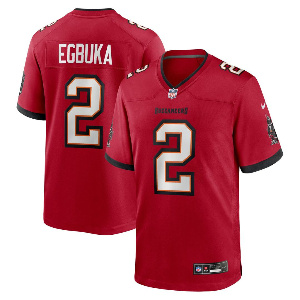 Emeka Egbuka Tampa Bay Buccaneers Alternate Jersey - Pewter