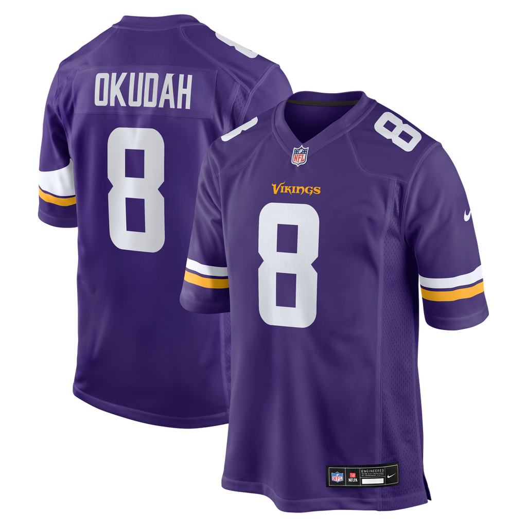 Jeff Okudah Minnesota Vikings Team Jersey - Purple