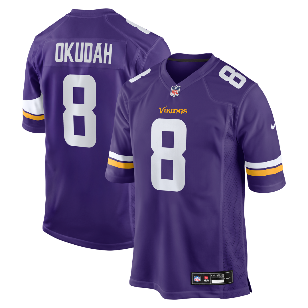 Jeff Okudah Minnesota Vikings Team Jersey - Purple
