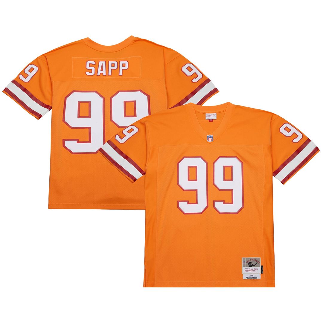 Warren Sapp Tampa Bay Buccaneers 2002 Legacy Jersey - Red