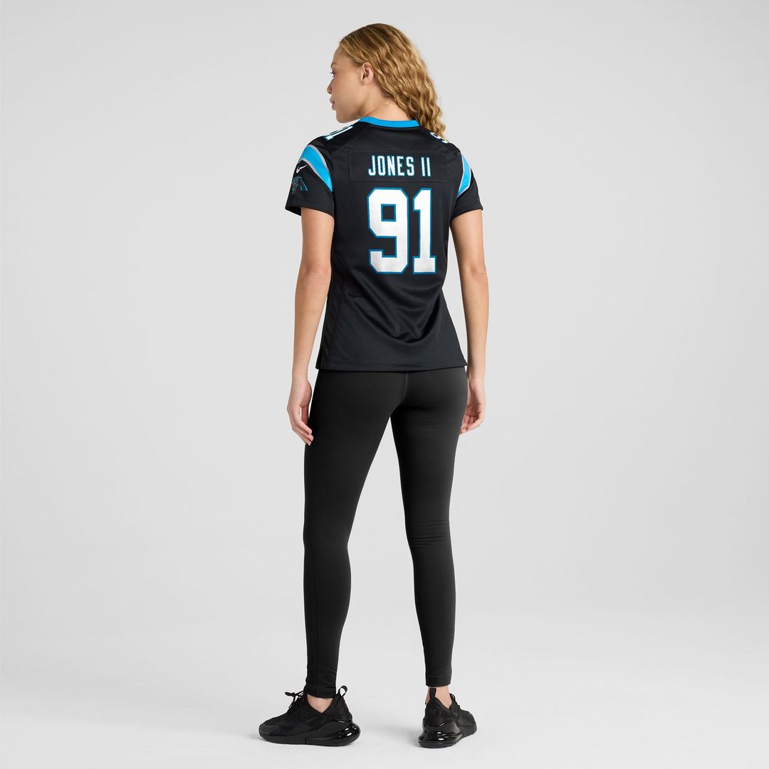 Patrick Jones II Carolina Panthers Women's Team Jersey - Black