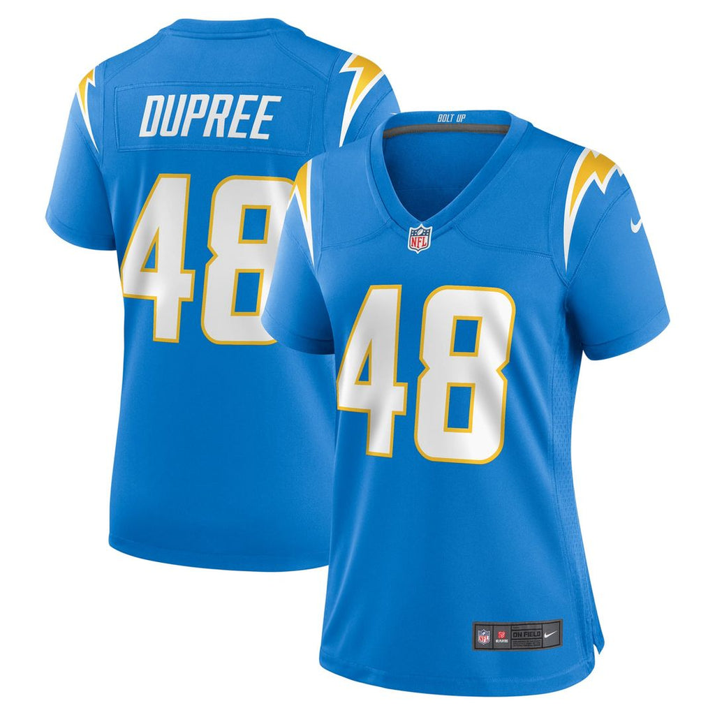 Bud Dupree Los Angeles Chargers Women's Team Jersey - Powder Blue