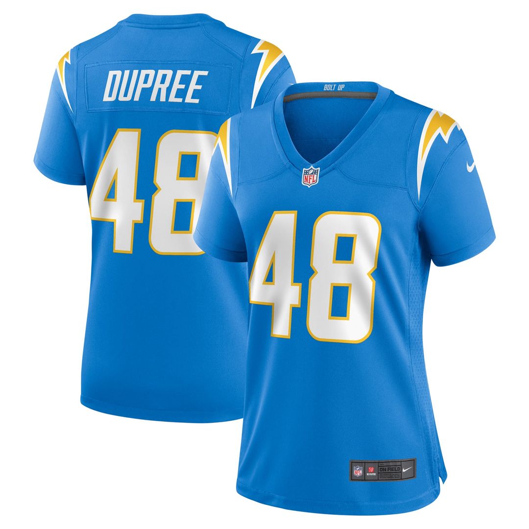 Bud Dupree Los Angeles Chargers Women's Team Jersey - Powder Blue