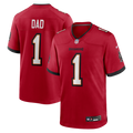 Number 1 Dad Tampa Bay Buccaneers Jersey - Red