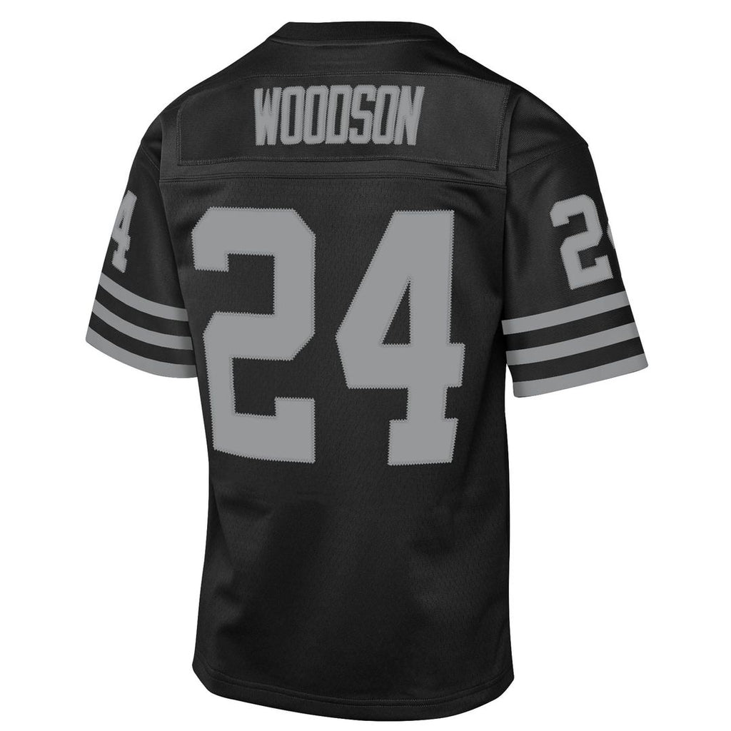 Charles Woodson Las Vegas Raiders Youth 1998 Throwback Fashion Jersey - Black
