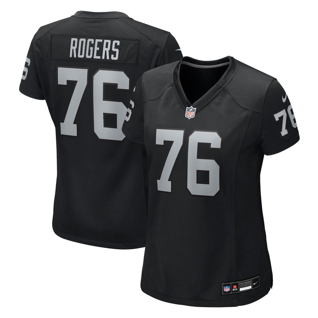 Caleb Rogers Las Vegas Raiders Women's Team Jersey - Black