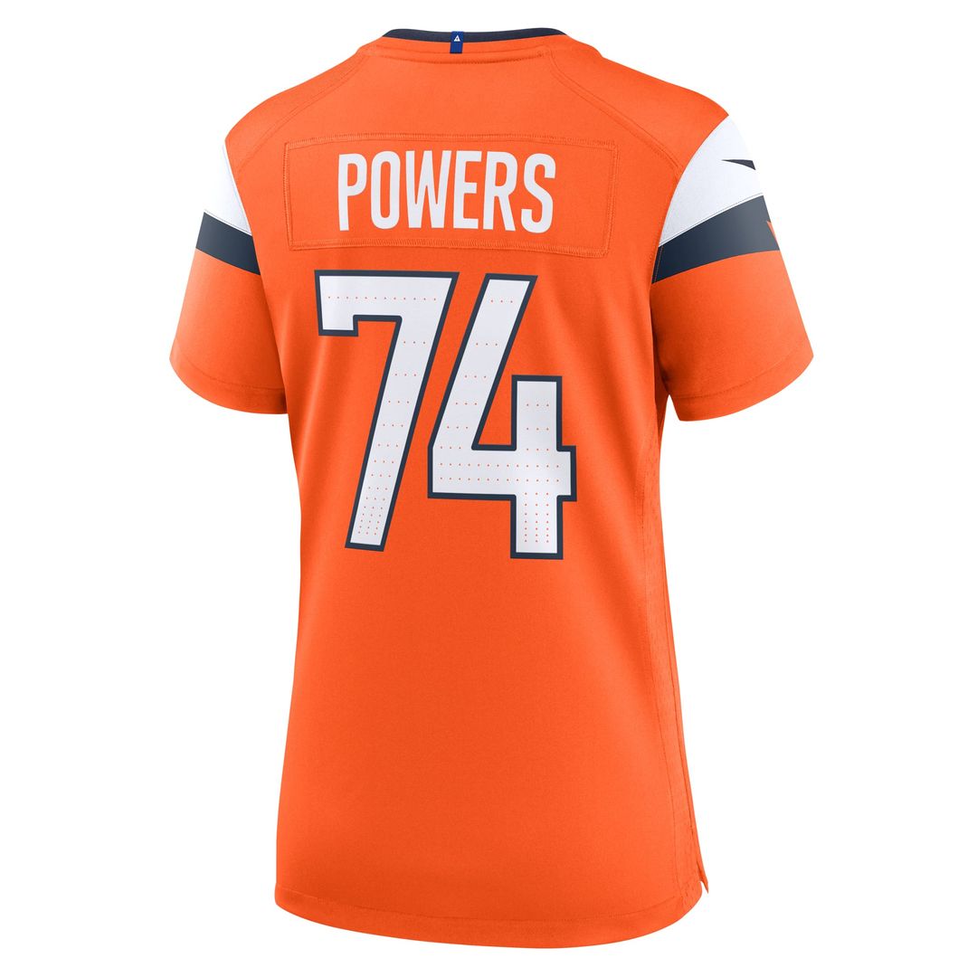 Ben Powers Denver Broncos Women's Team Jersey - Orange