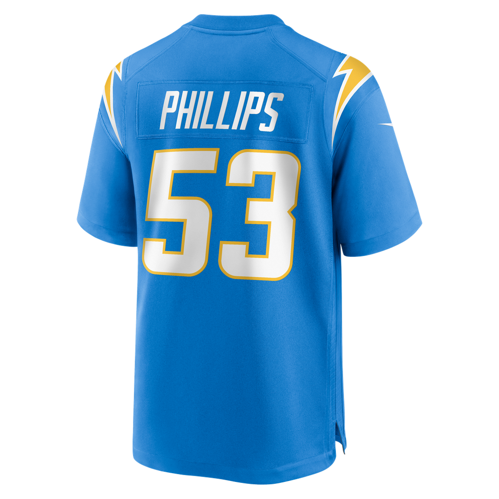 Del'Shawn Phillips Los Angeles Chargers Team Jersey - Powder Blue