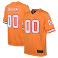 Tampa Bay Buccaneers Youth Custom Throwback Jersey - Orange