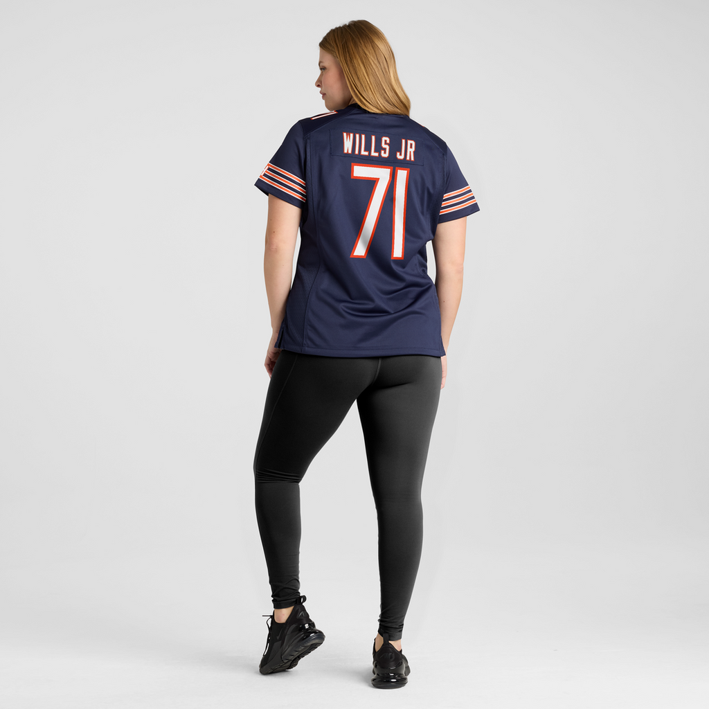 Jedrick Wills Jr. Chicago Bears Women's Team Jersey - Navy