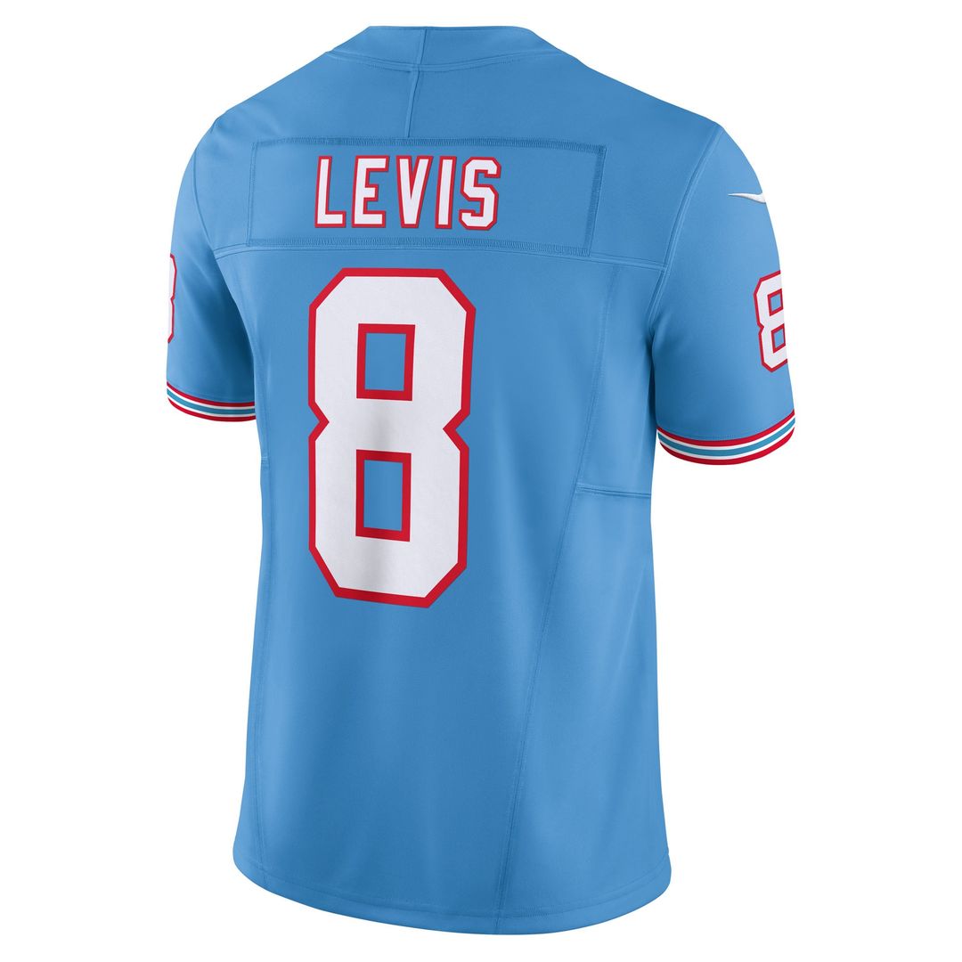 Will Levis Tennessee Titans Alternate Oilers Throwback Jersey - Light Blue