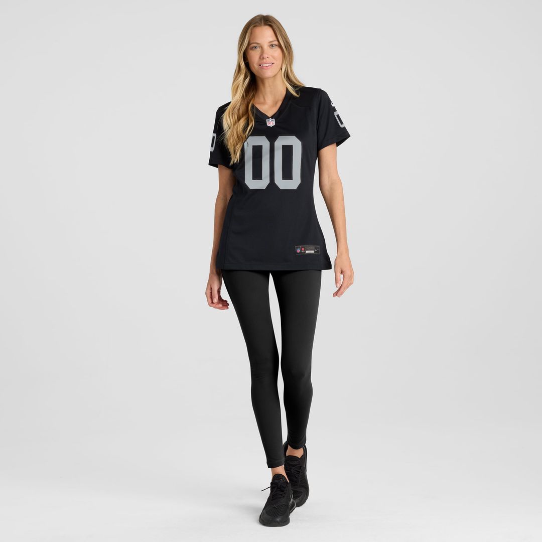 Las Vegas Raiders Women's Custom Jersey - Black