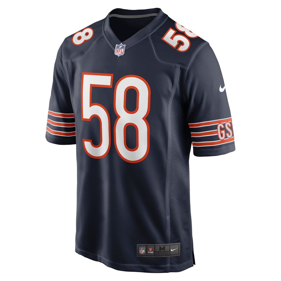 Darnell Wright Chicago Bears Jersey - Navy