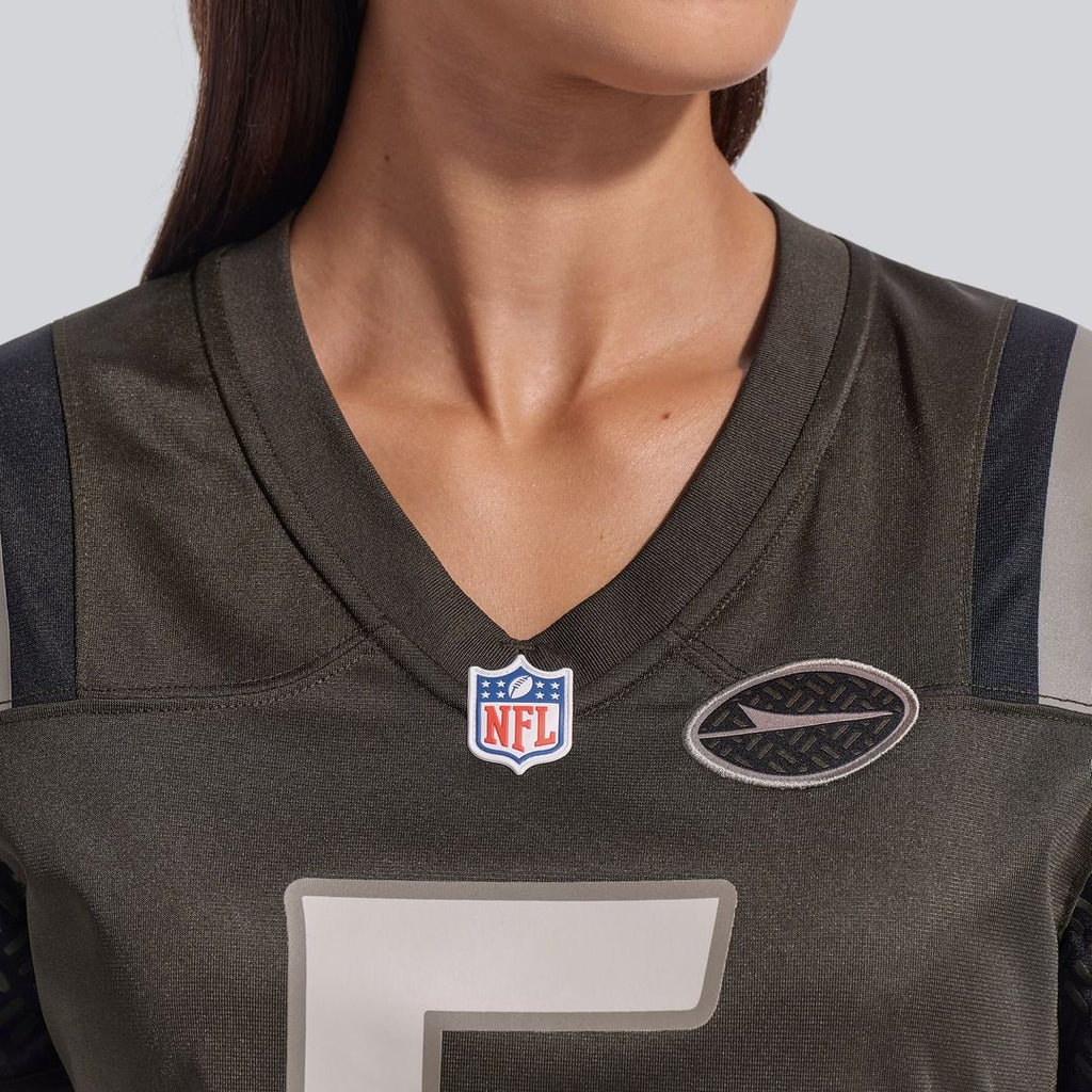 Garrett Wilson New York Jets Women's Rivalries Collection Jersey - Green