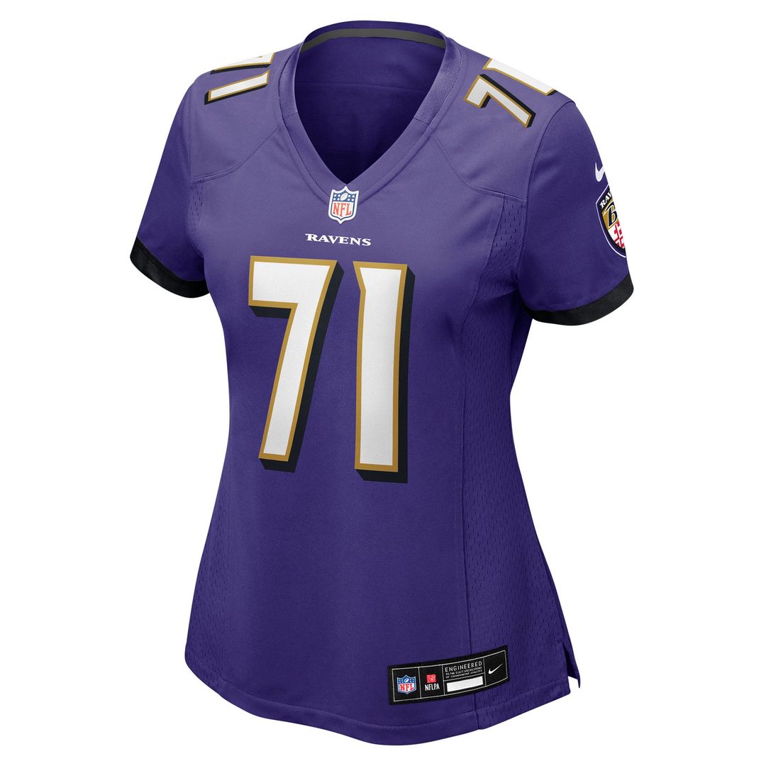 Carson Vinson Baltimore Ravens Women's Team Jersey - Purple