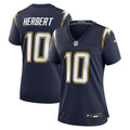 Justin Herbert Los Angeles Chargers Women's Alternate Super Chargers Jersey - Navy