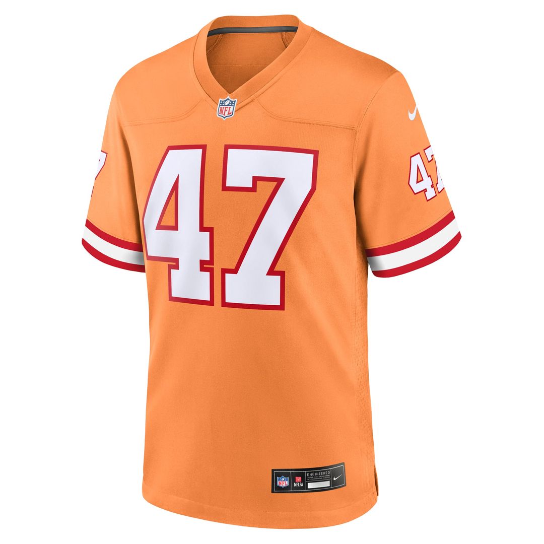 John Lynch Tampa Bay Buccaneers Throwback Jersey - Orange