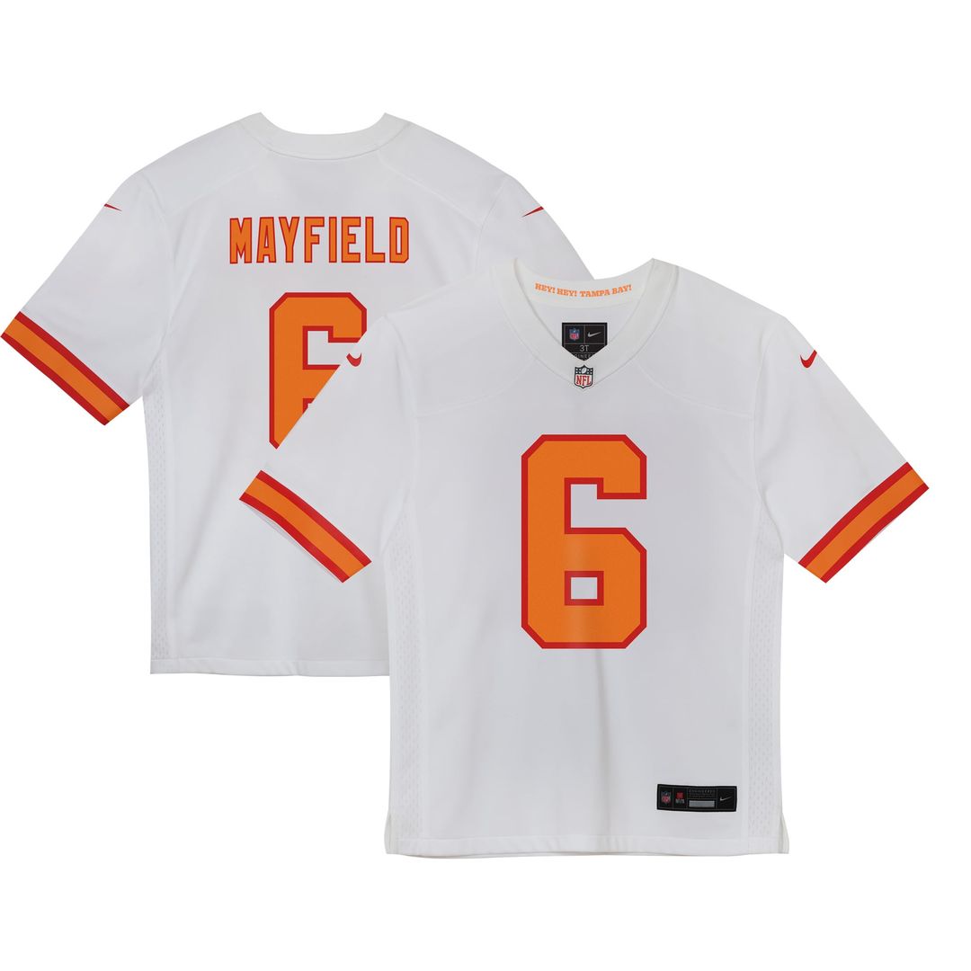 Baker Mayfield '76 Tampa Bay Buccaneers Preschool Jersey - White