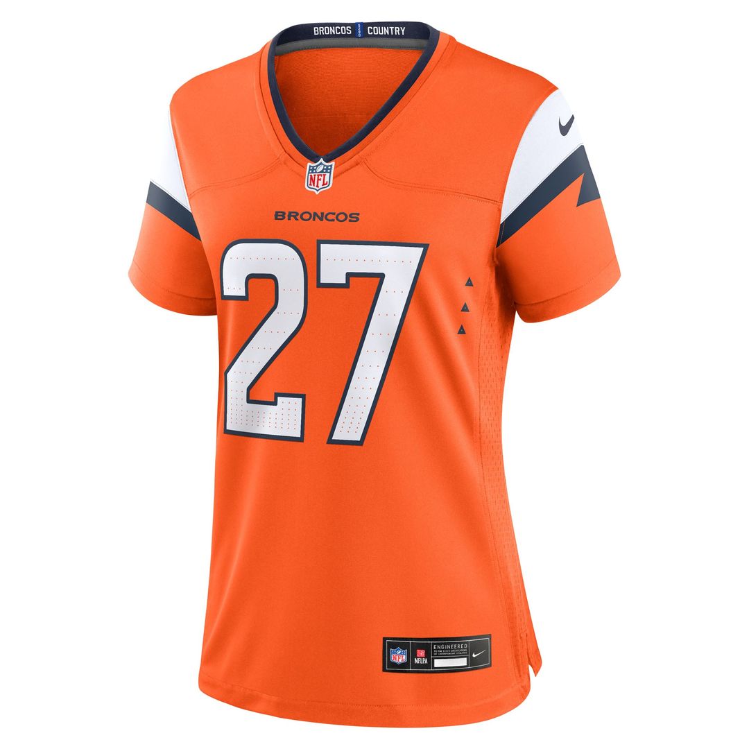 J.K. Dobbins Denver Broncos Women's Team Jersey - Orange