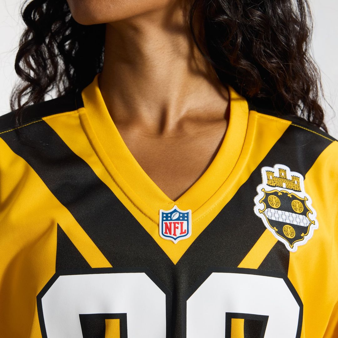 T.J. Watt Pittsburgh Steelers Women's Alternate 1933 Throwback Jersey - Gold