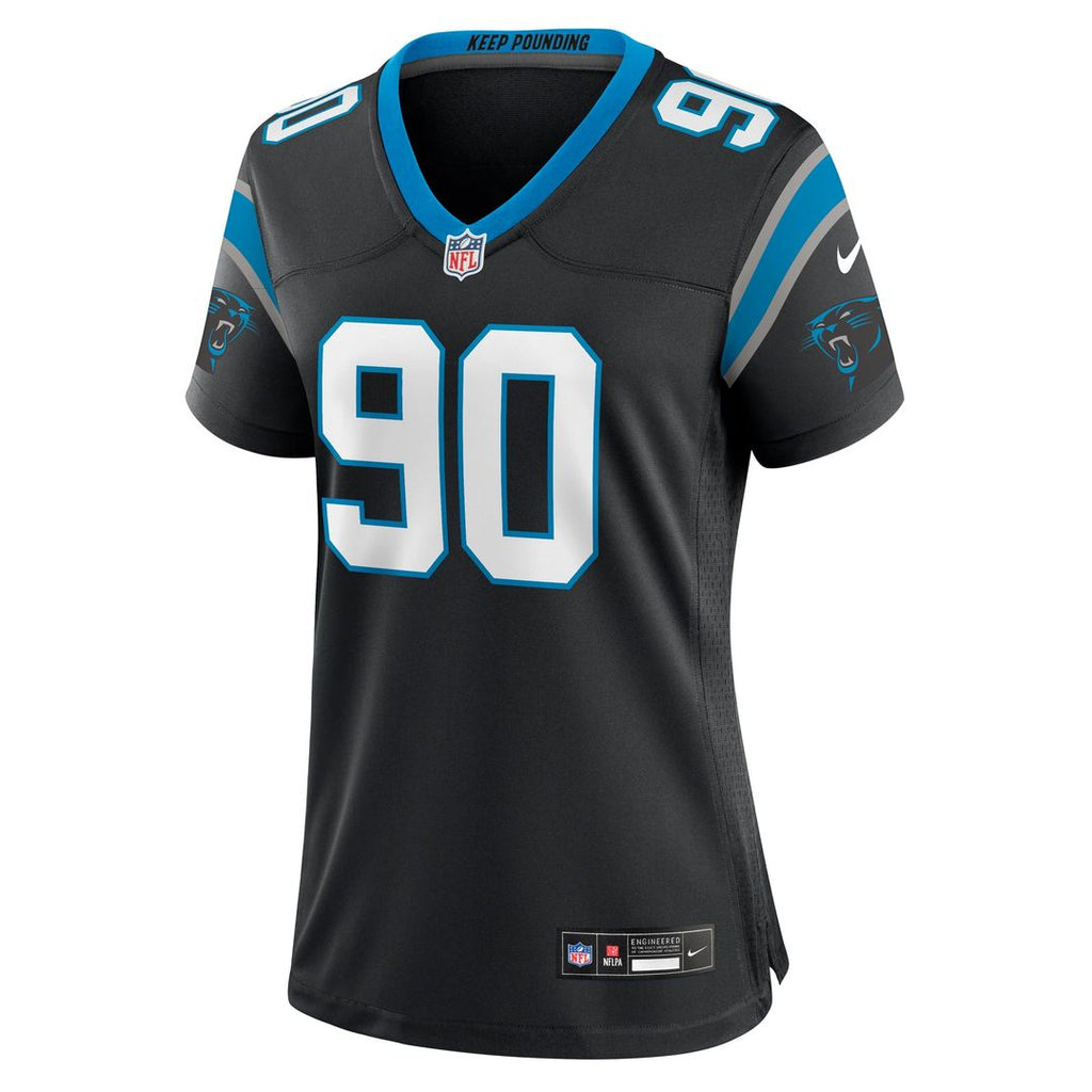 Julius Peppers Carolina Panthers Women's Retired Player Jersey - Black