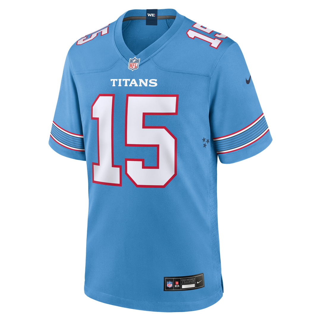 Keldric Faulk Tennessee Titans Team Jersey - Light Blue