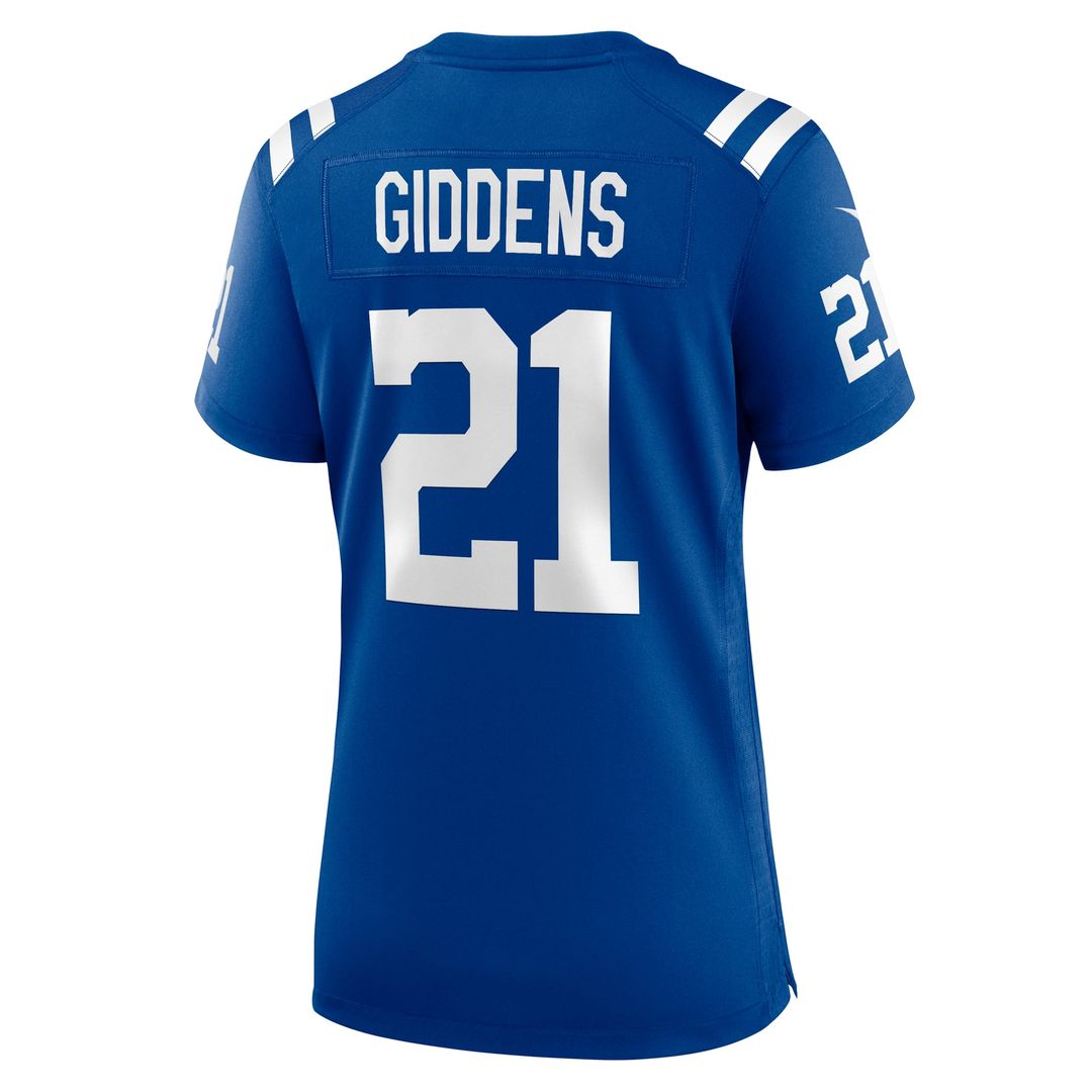 DJ Giddens Indianapolis Colts Women's Team Jersey - Royal