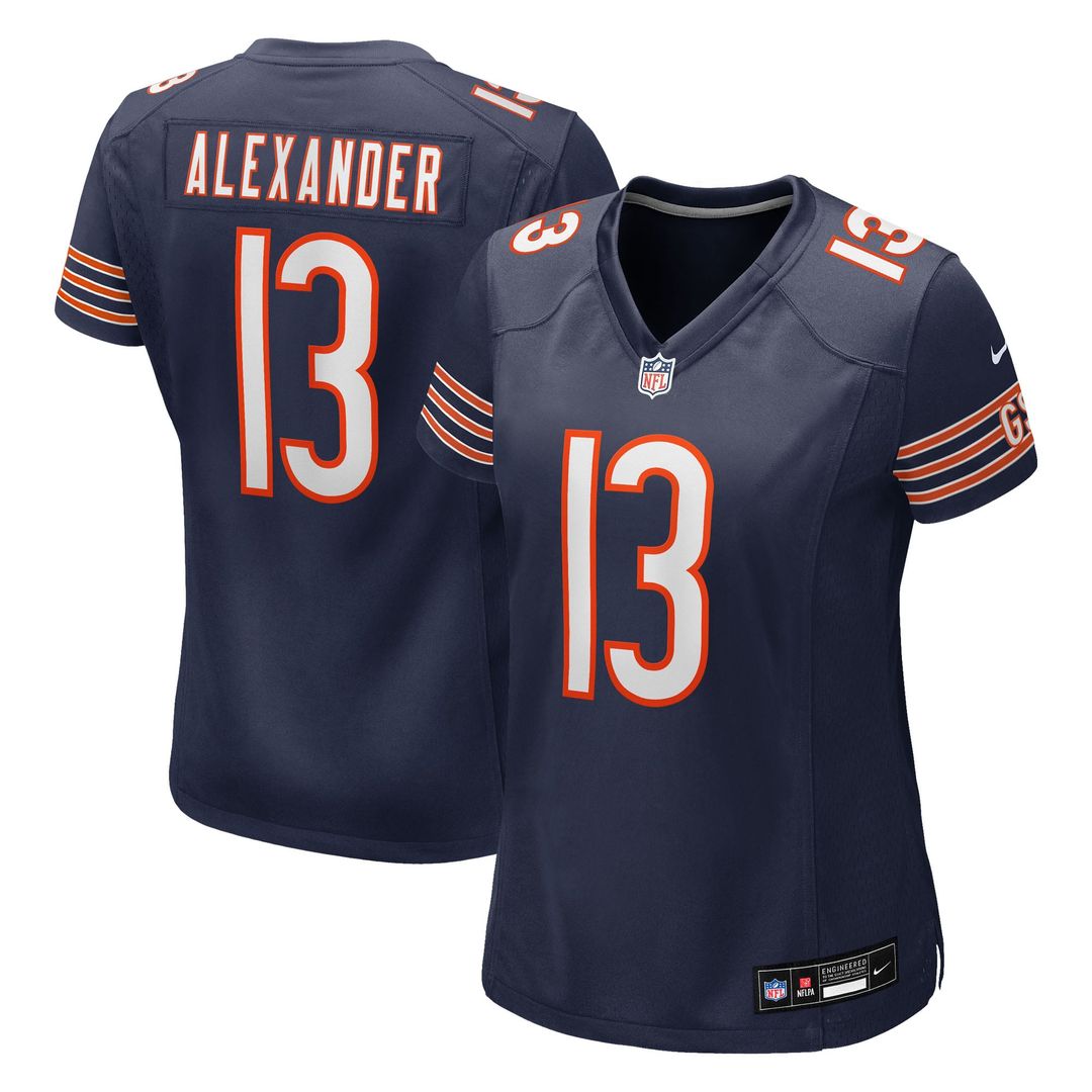 Maurice Alexander Chicago Bears Women's Team Jersey - Navy