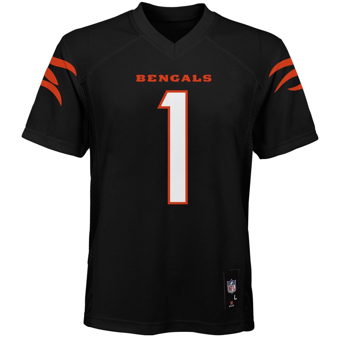Ja'Marr Chase Cincinnati Bengals Youth Jersey - Black