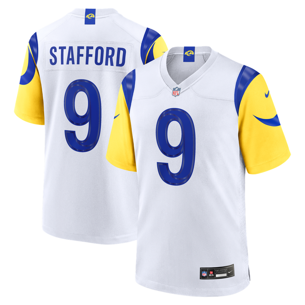 Matthew Stafford Los Angeles Rams White Jersey - White