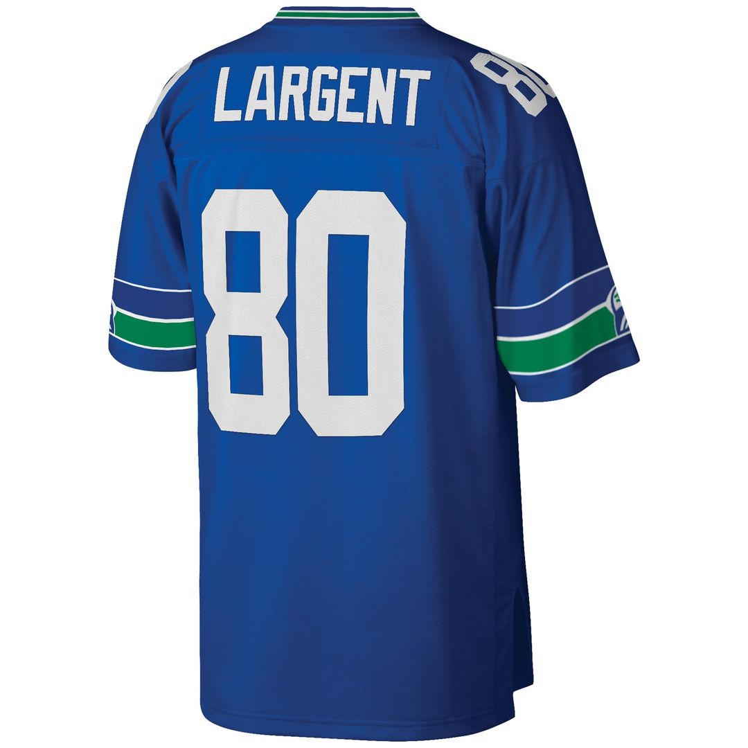 Steve Largent Seattle Seahawks Big & Tall 1985 Retired Player Jersey - Royal