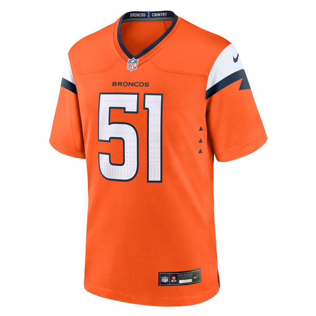 Que Robinson Denver Broncos Team Jersey - Orange