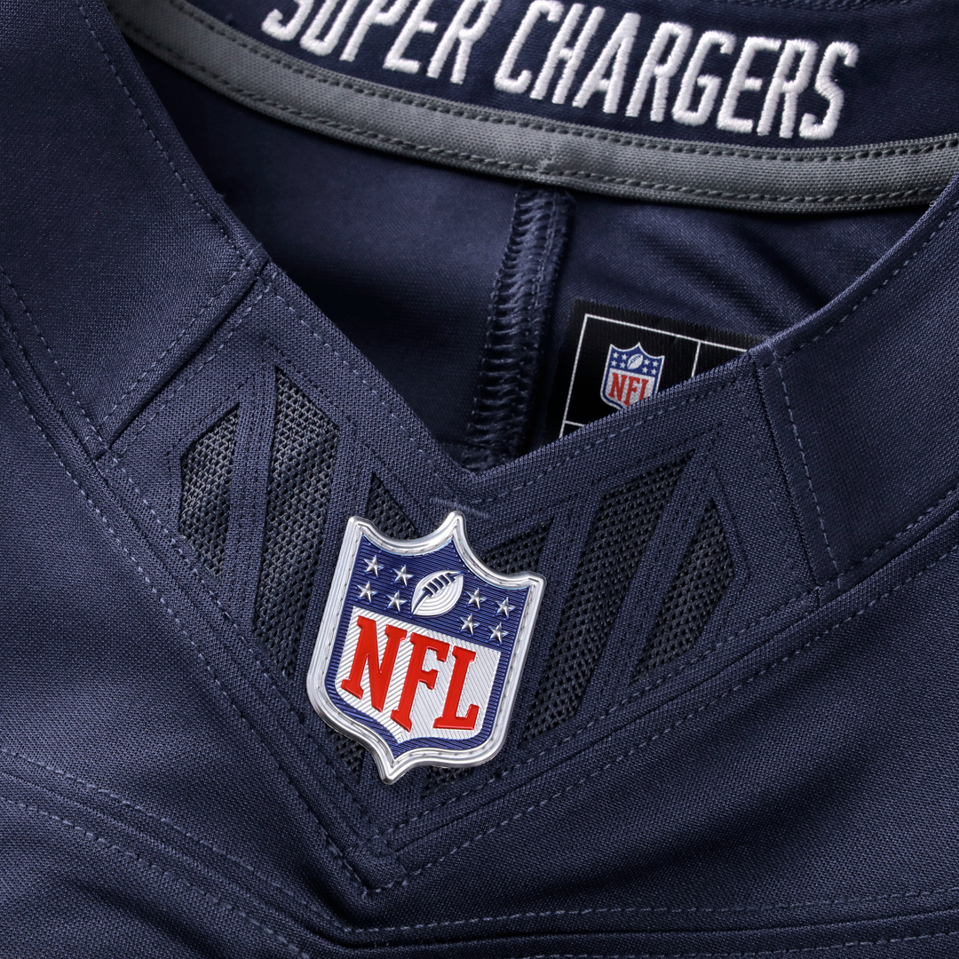 Justin Herbert Los Angeles Chargers Alternate Super Chargers Stitched Jersey - Navy
