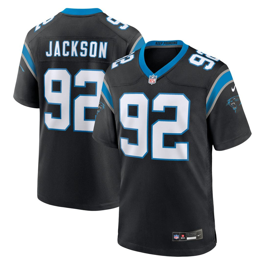 Cam Jackson Carolina Panthers Team Jersey - Black
