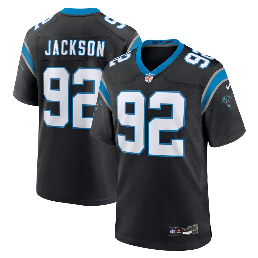 Cam Jackson Carolina Panthers Team Jersey - Black