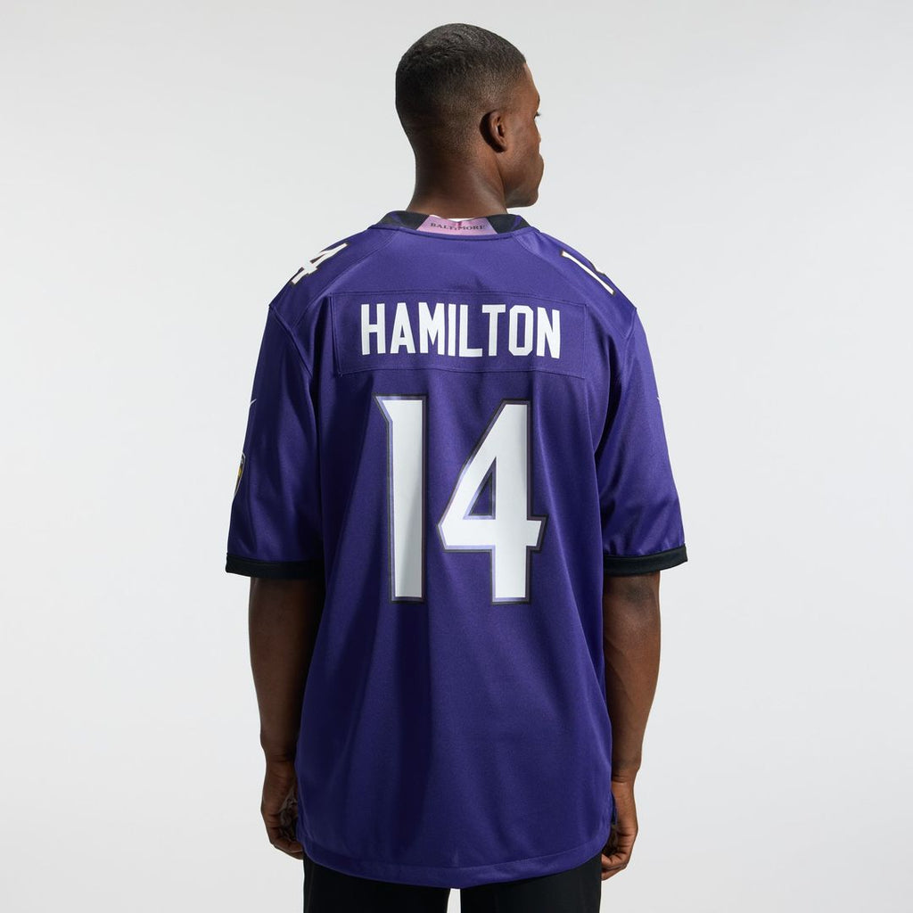 Kyle Hamilton Baltimore Ravens Team Jersey - Purple