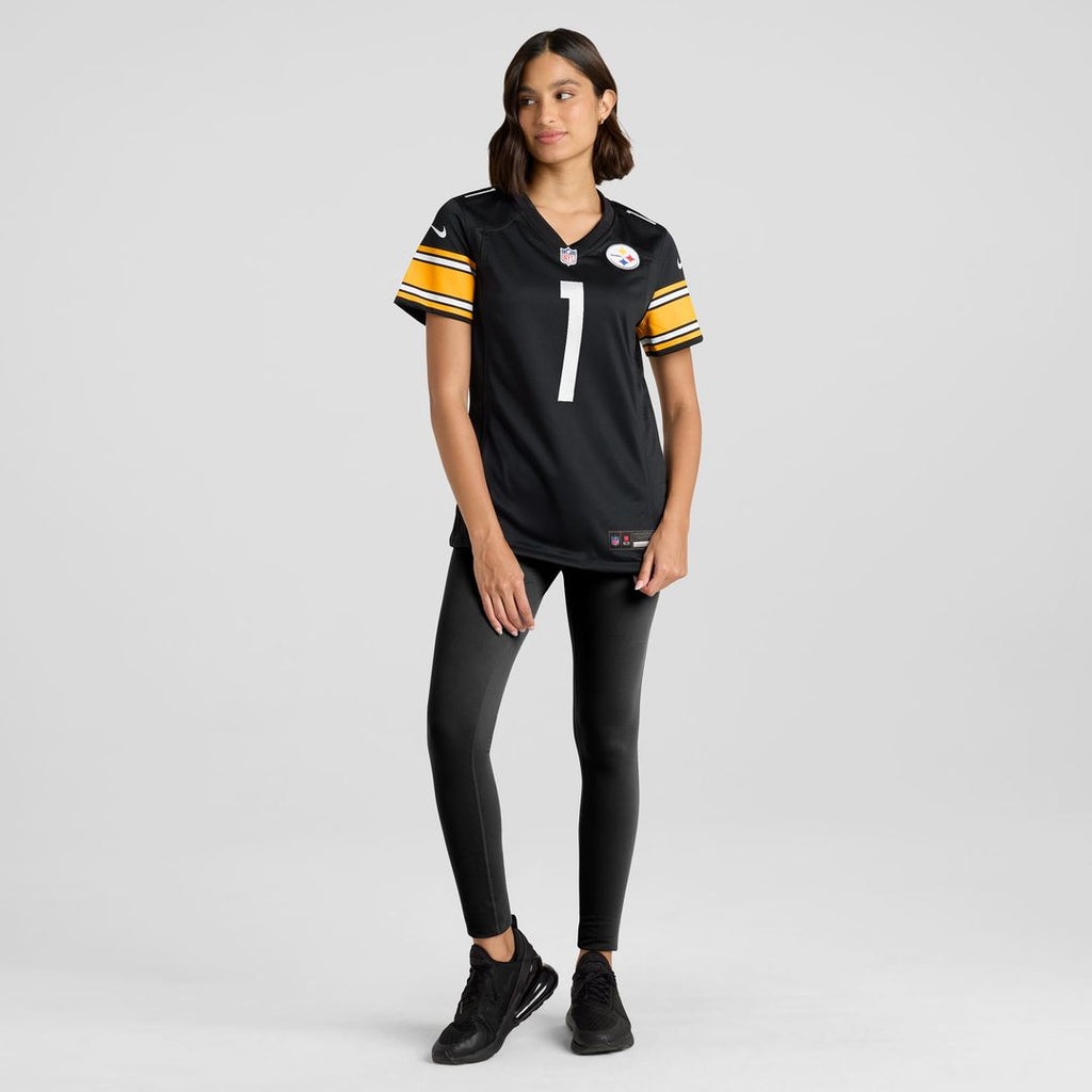 Number 1 Bride Pittsburgh Steelers Women's Jersey - Black