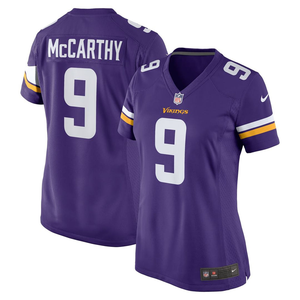 J.J. McCarthy Minnesota Vikings Women's Player Jersey - Purple