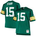 Bart Starr Green Bay Packers Big & Tall 1968 Retired Player Jersey - Green