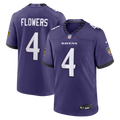 Zay Flowers Baltimore Ravens Team Jersey - Purple