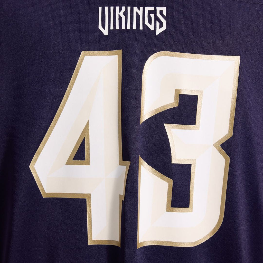 Andrew Van Ginkel Minnesota Vikings 2026 Rivalries Collection Jersey - Purple