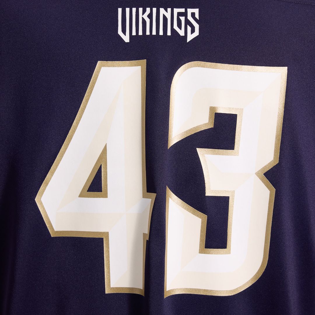 Andrew Van Ginkel Minnesota Vikings 2026 Rivalries Collection Jersey - Purple