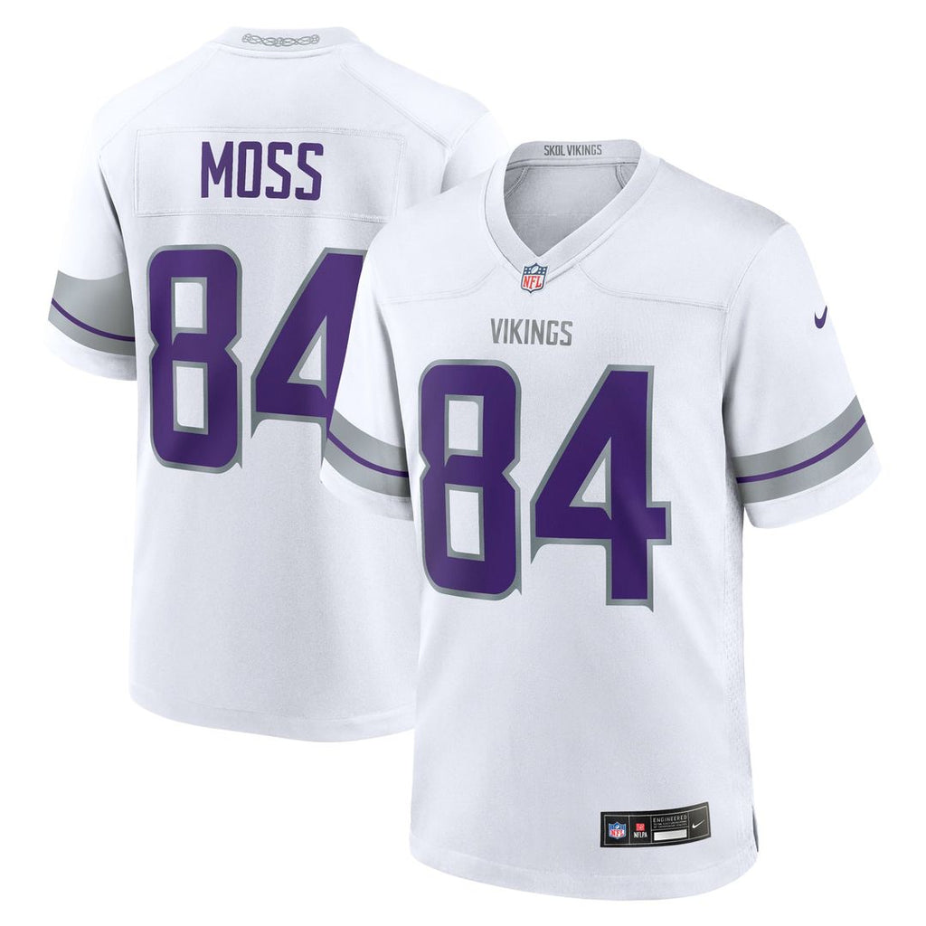 Randy Moss Minnesota Vikings Alternate Retired Player Jersey - White