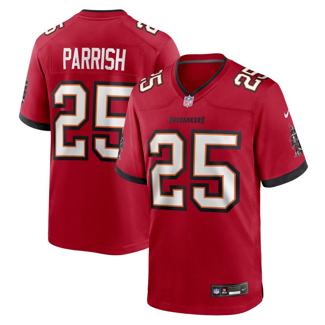 Jacob Parrish Tampa Bay Buccaneers Team Jersey - Red