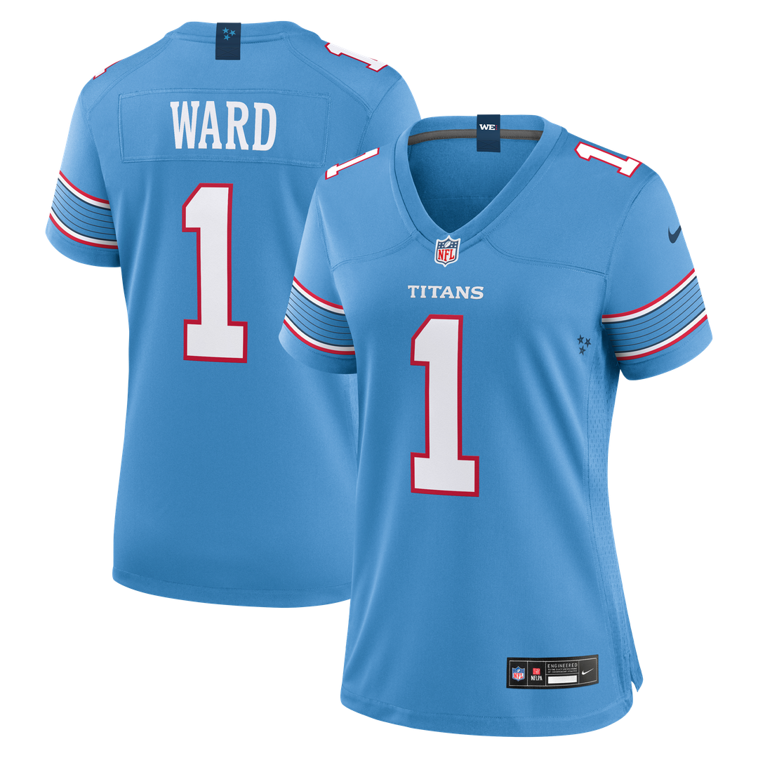 Cameron Ward Tennessee Titans Women's Jersey - White