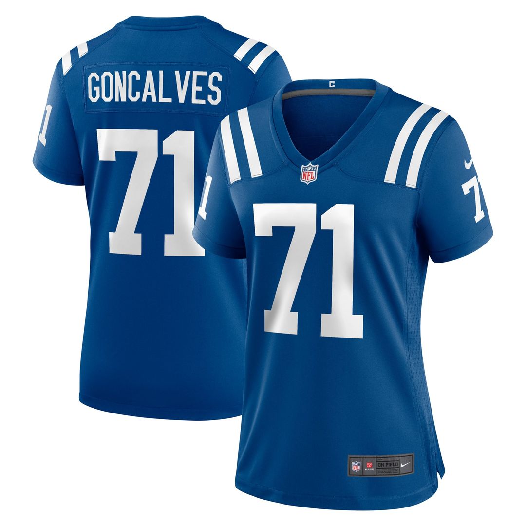 Matt Goncalves Indianapolis Colts Women's Jersey - Royal